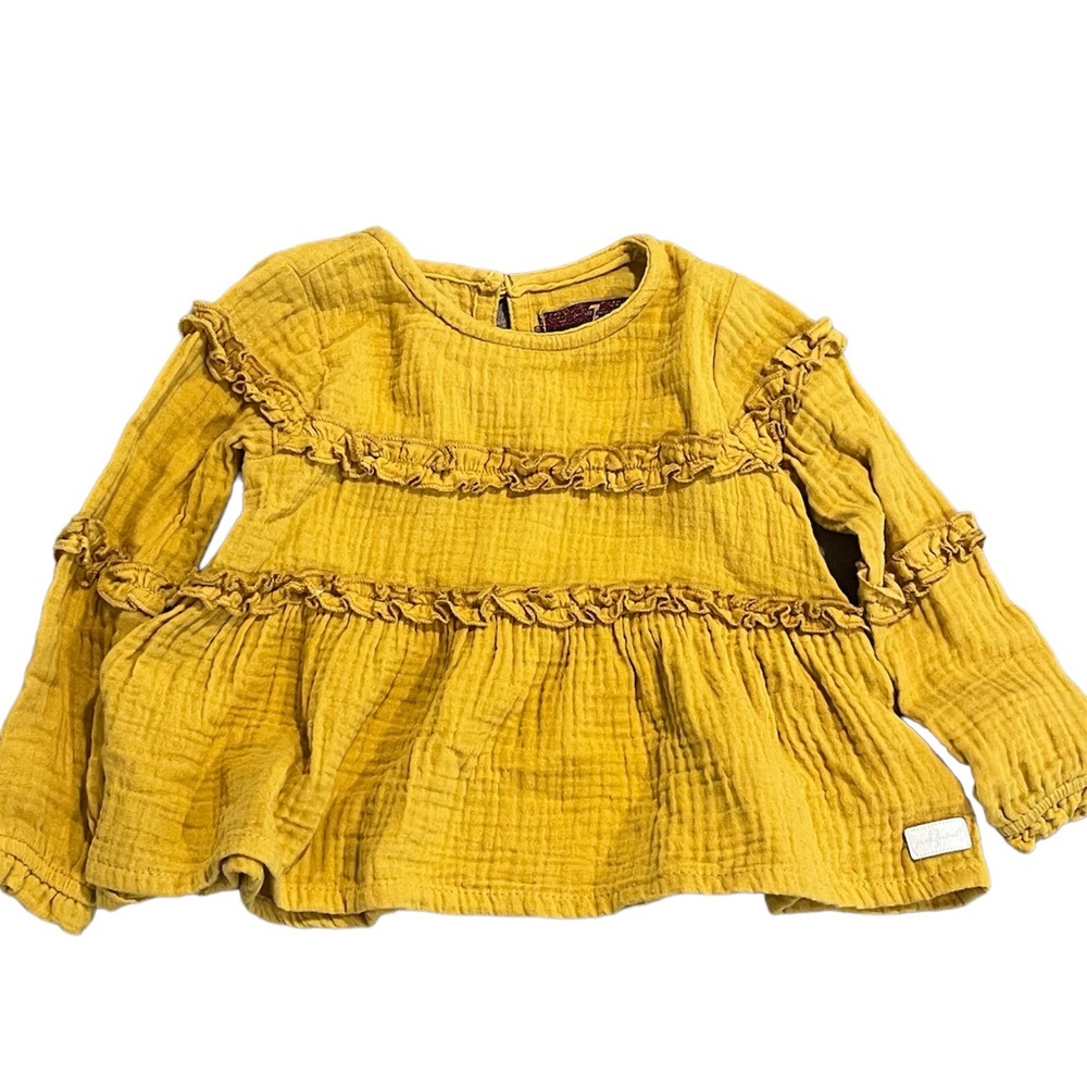 Mustard yellow long sleeve top